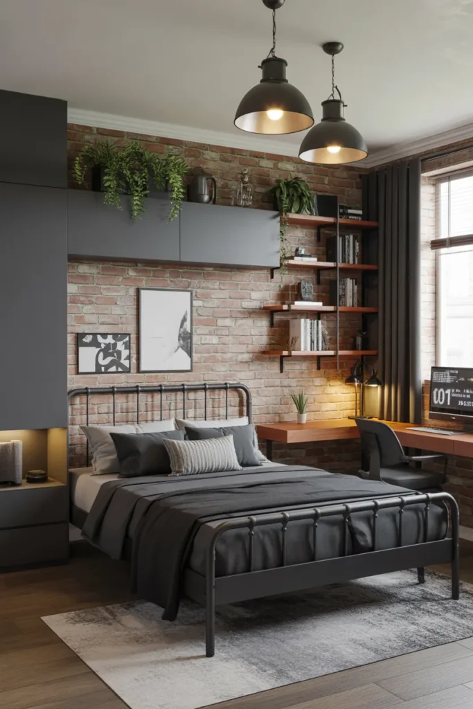  Industrial Loft Bedroom Style