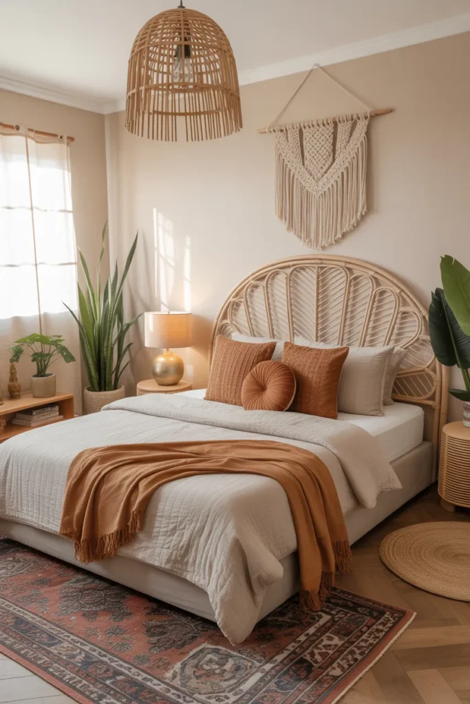 Cozy Bedroom with Sage Green Accents