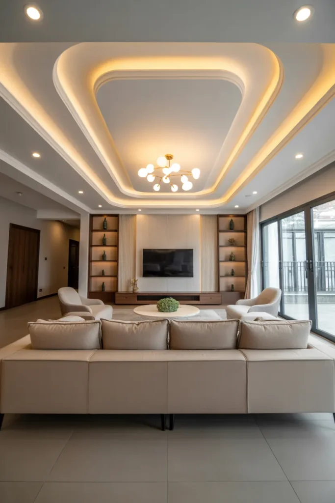  Layered False Ceiling Design