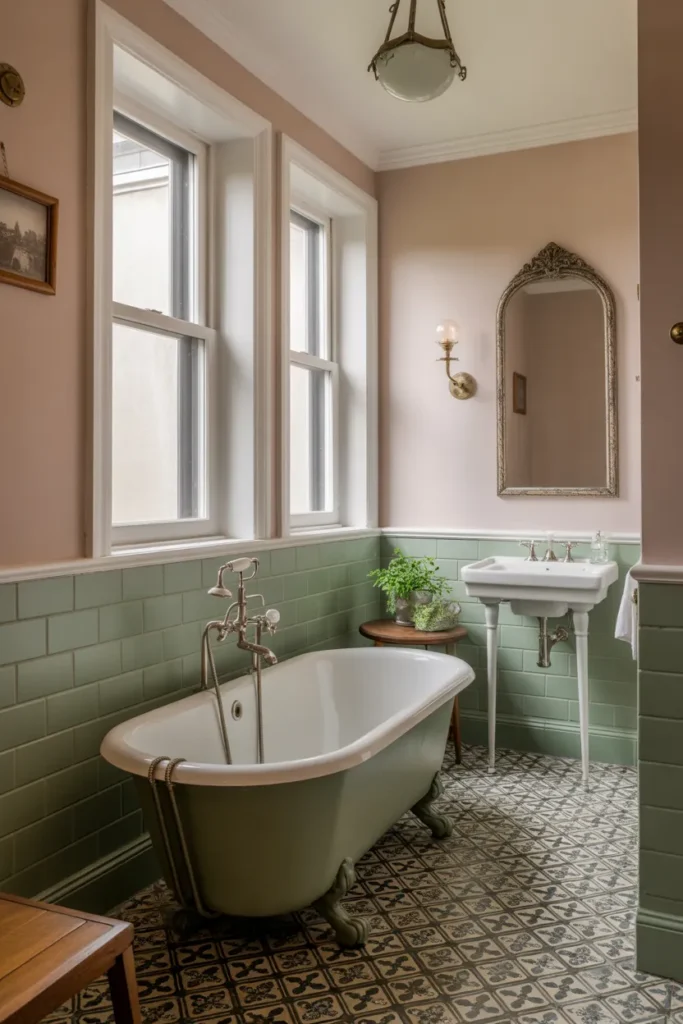  Vintage-Inspired Guest Bathroom