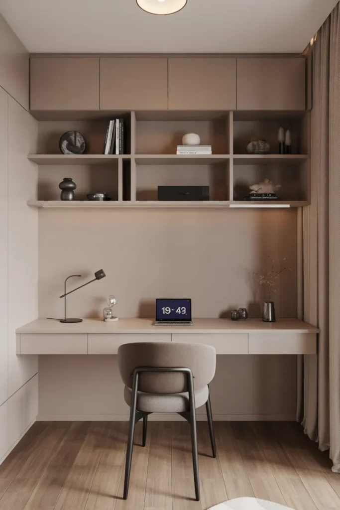 Floating Desk with Hidden Storage