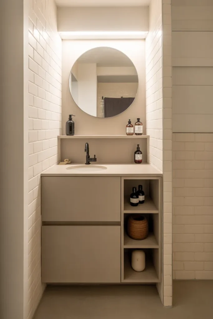 Compact Double-Duty Vanity