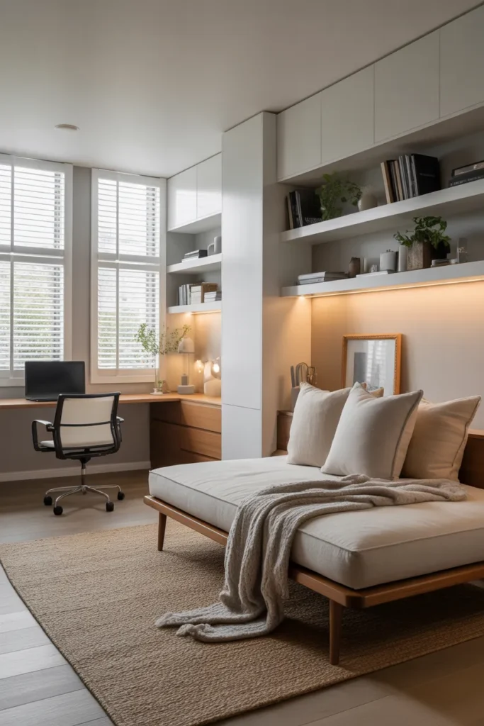   Dual-Purpose Guest Room and Home Office