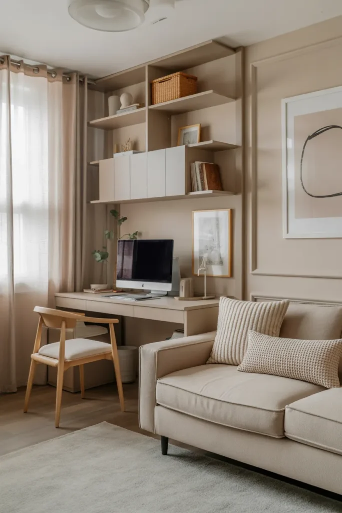 Dual-Purpose Living Room Office