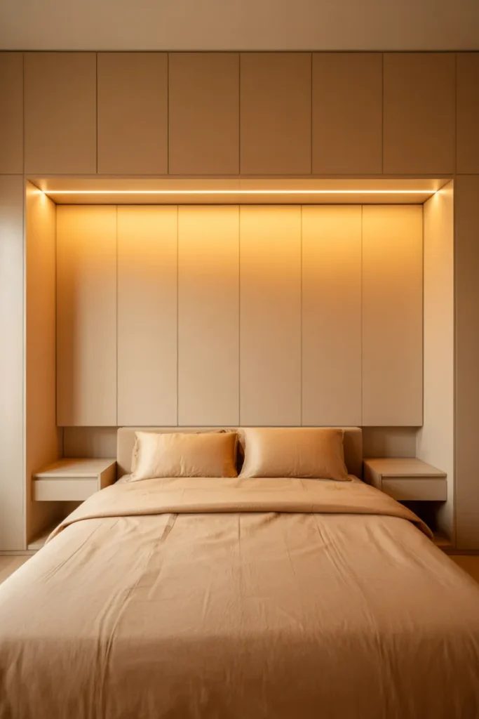  Built-In Wardrobe Around the Bed