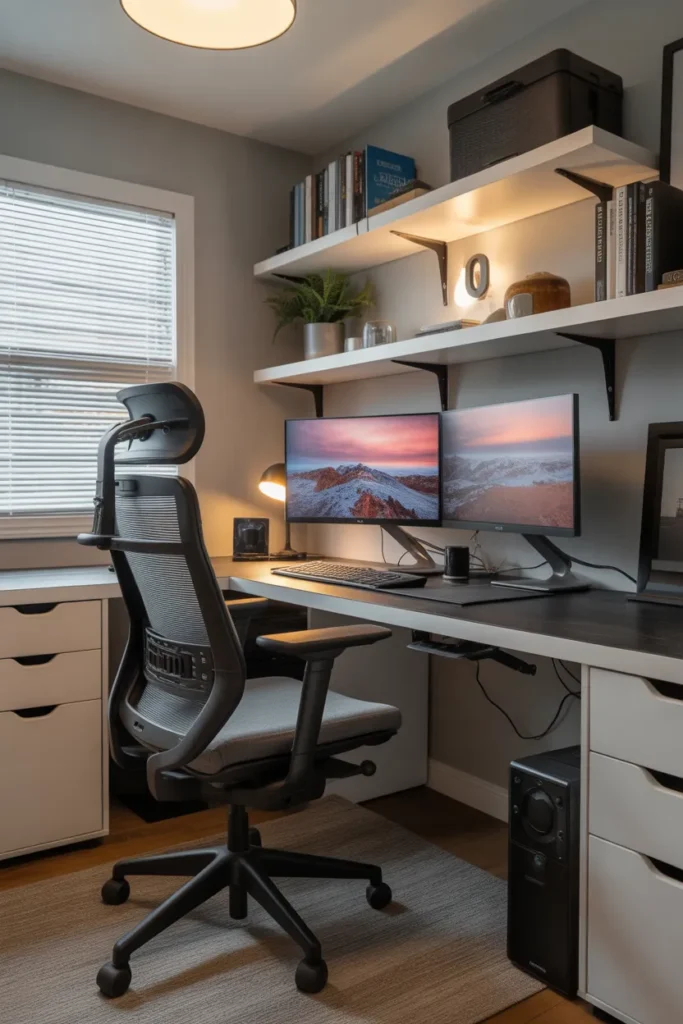 Create a Dual-Monitor Setup with Vertical Space