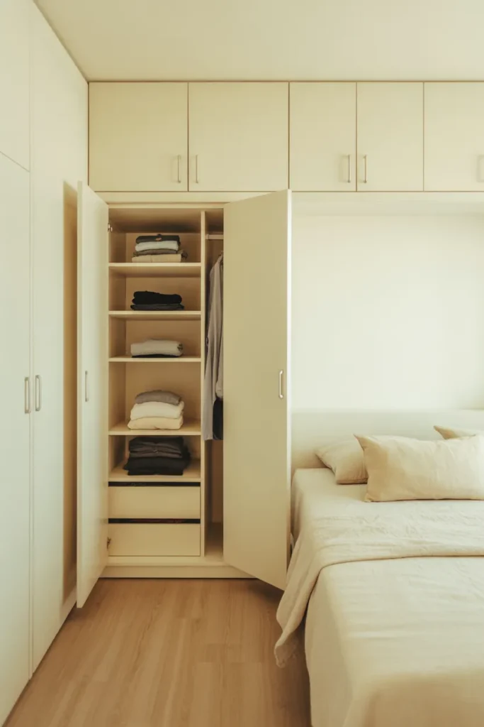   Compact Wardrobe for Small Bedrooms