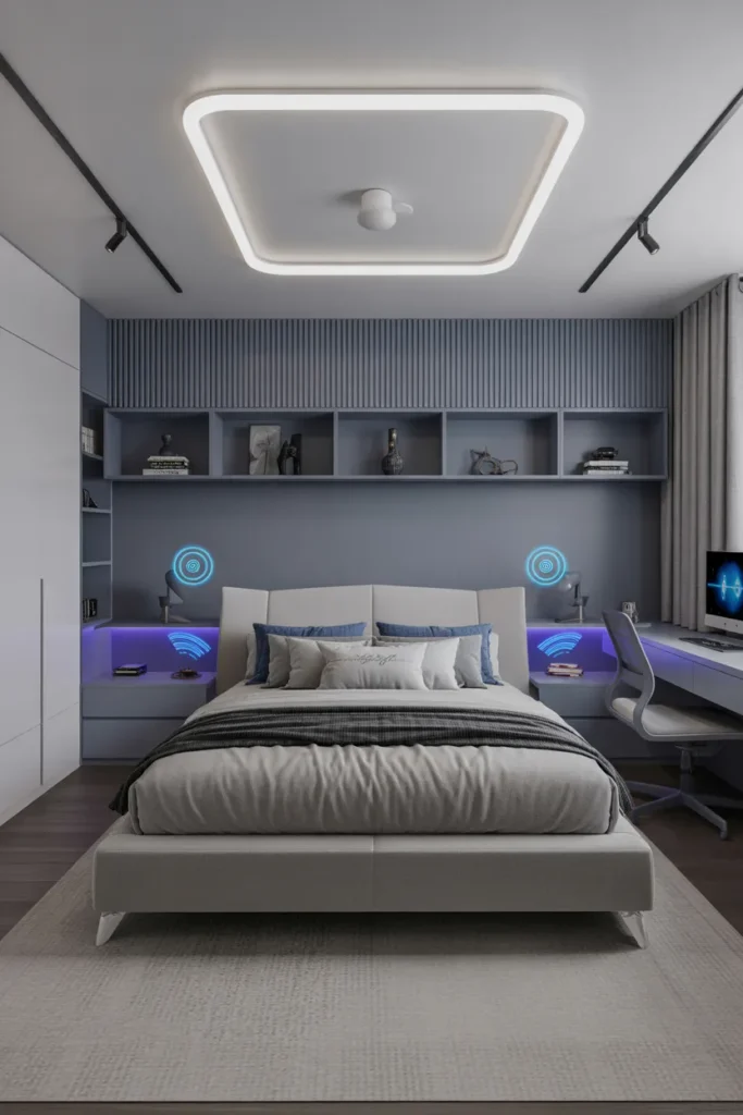  Tech-Inspired Smart Bedroom