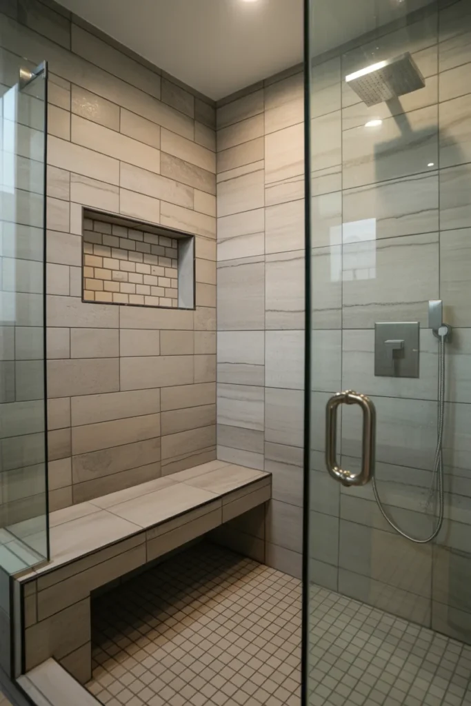 Built-In Shower Bench