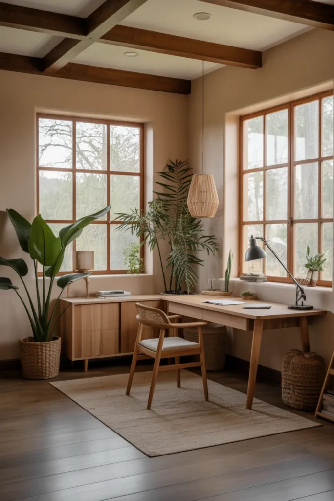  Nature-Inspired Minimalist Home Office