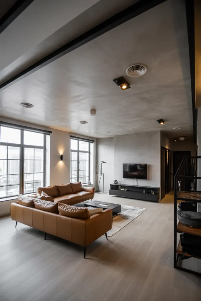  Industrial Concrete False Ceiling Design