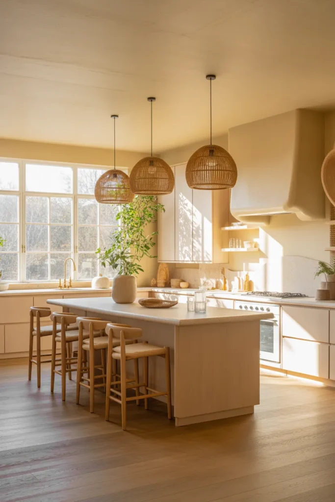  White Oak Cabinets with an Organic Modern Design