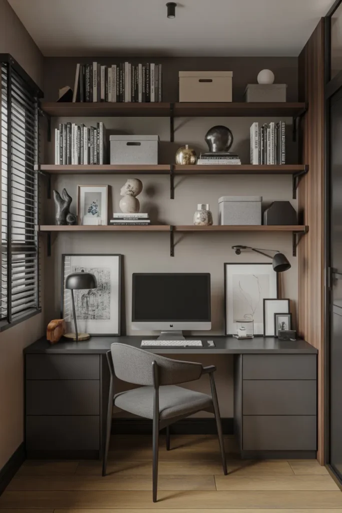 Install Floating Shelves for Vertical Storage