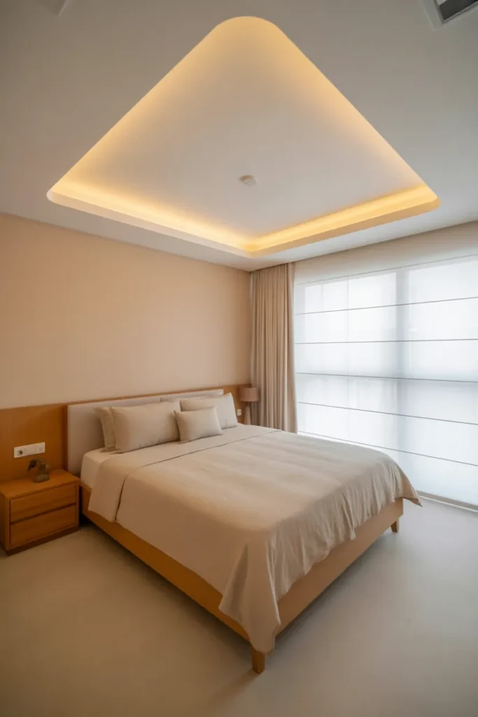  Minimalist Recessed Ceiling with LED Lights
