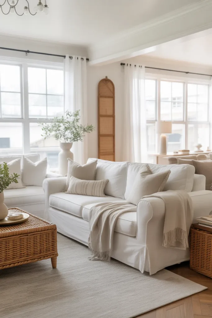  Bright White Living Room With Timeless Elegance