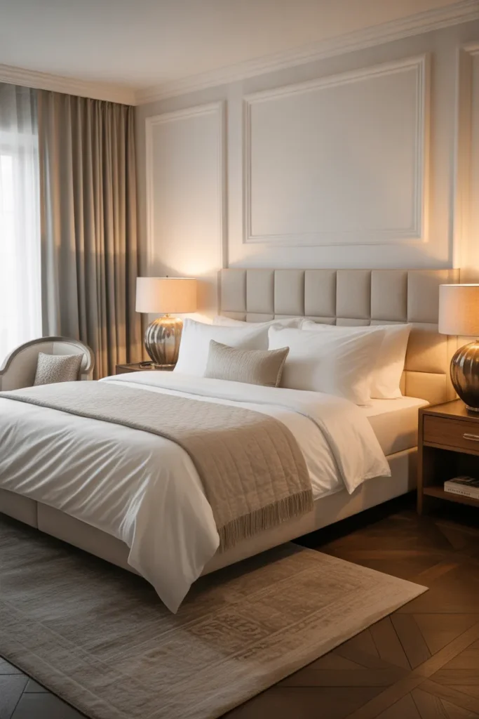 Cozy Bedroom with Hotel-Inspired Comfort