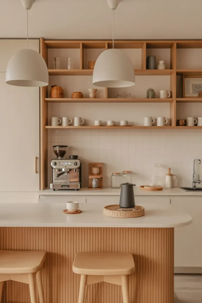  Coffee Station with Breakfast Bar Setup