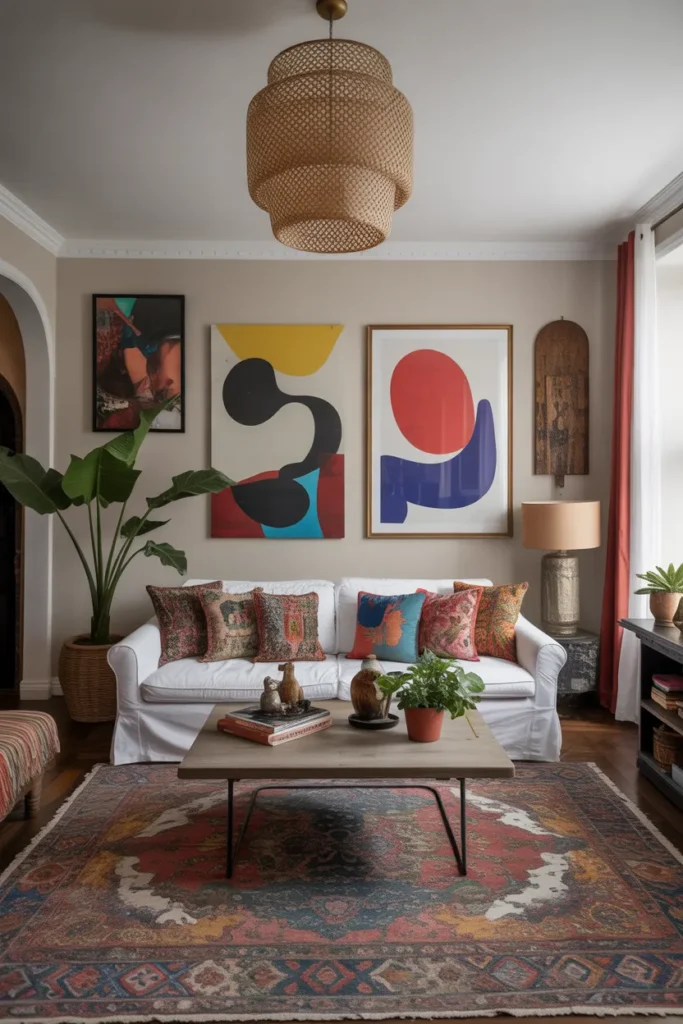  Eclectic Living Room Full of Personality