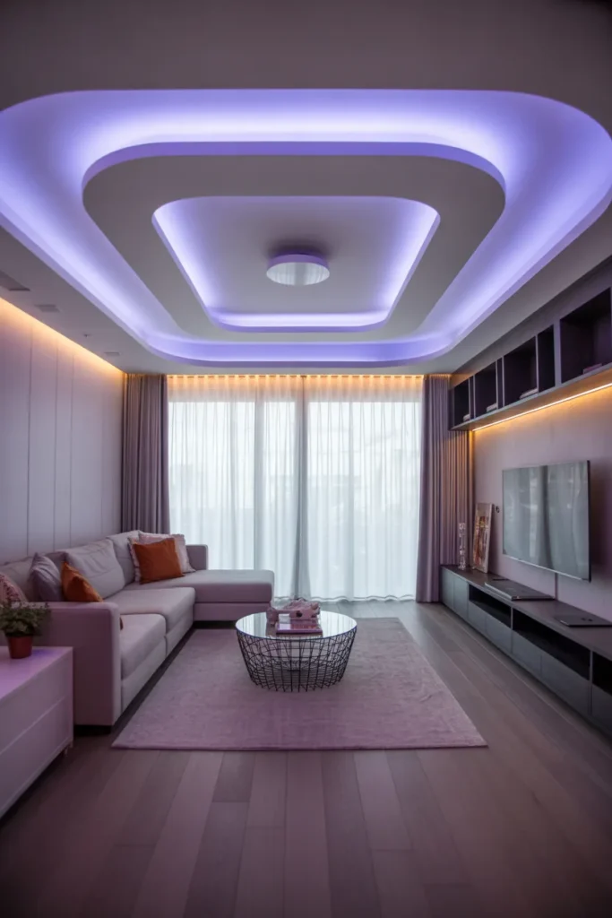  Smart LED False Ceiling Design