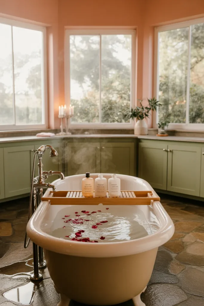 Pink and Green Spa-Inspired Retreat