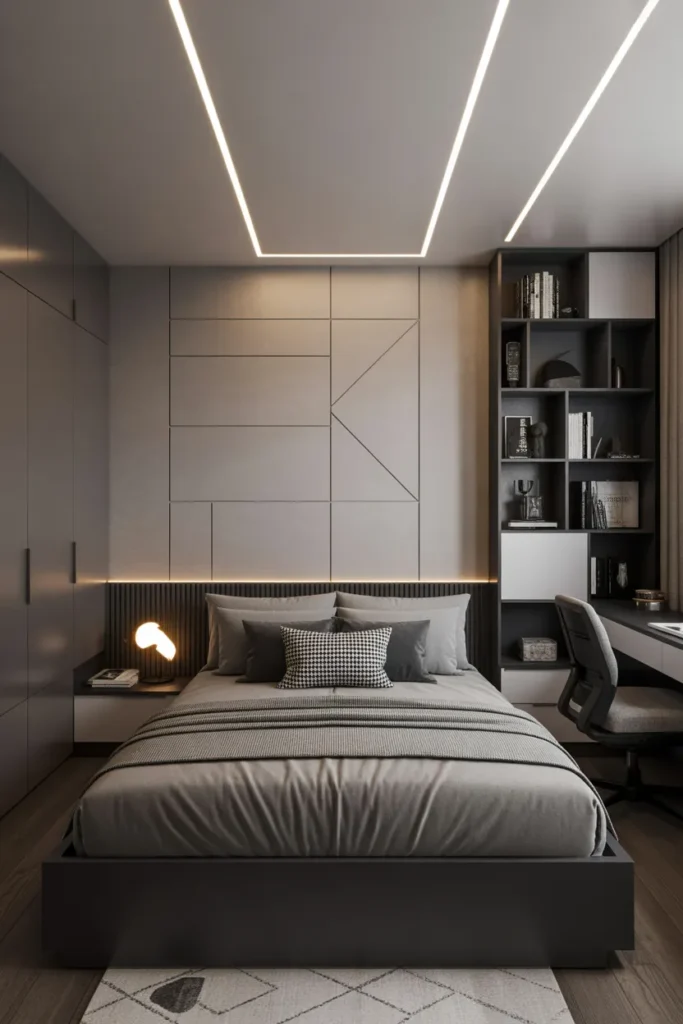  Minimalist Black and White Bedroom