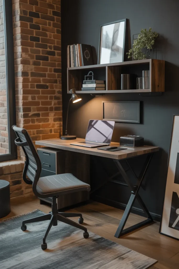 Choose a Narrow Industrial-Style Desk