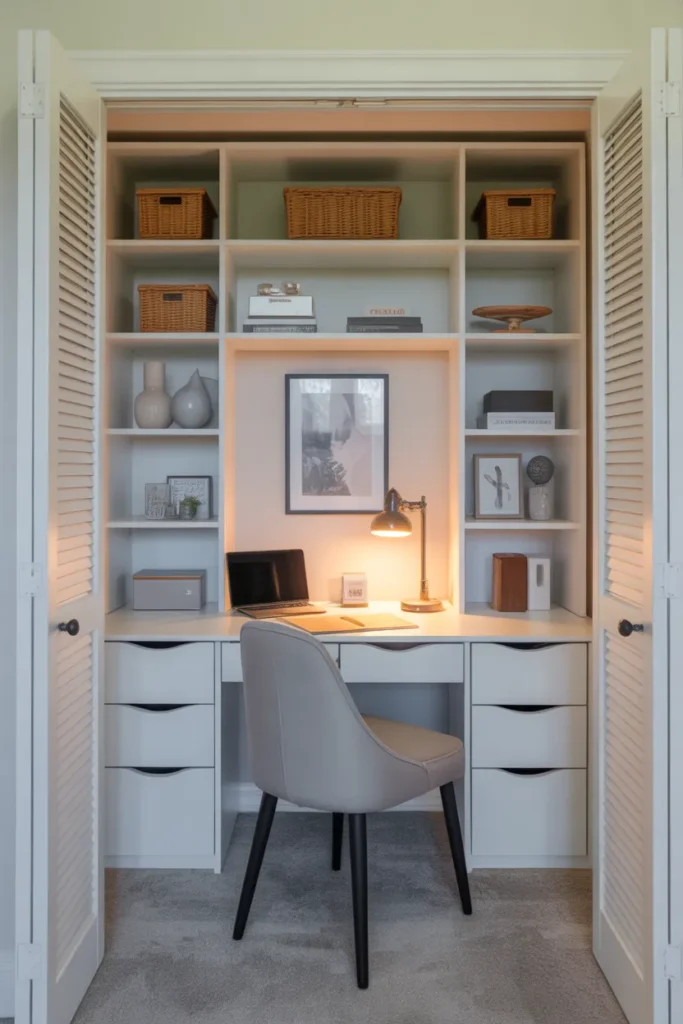 Closet Office Transformation