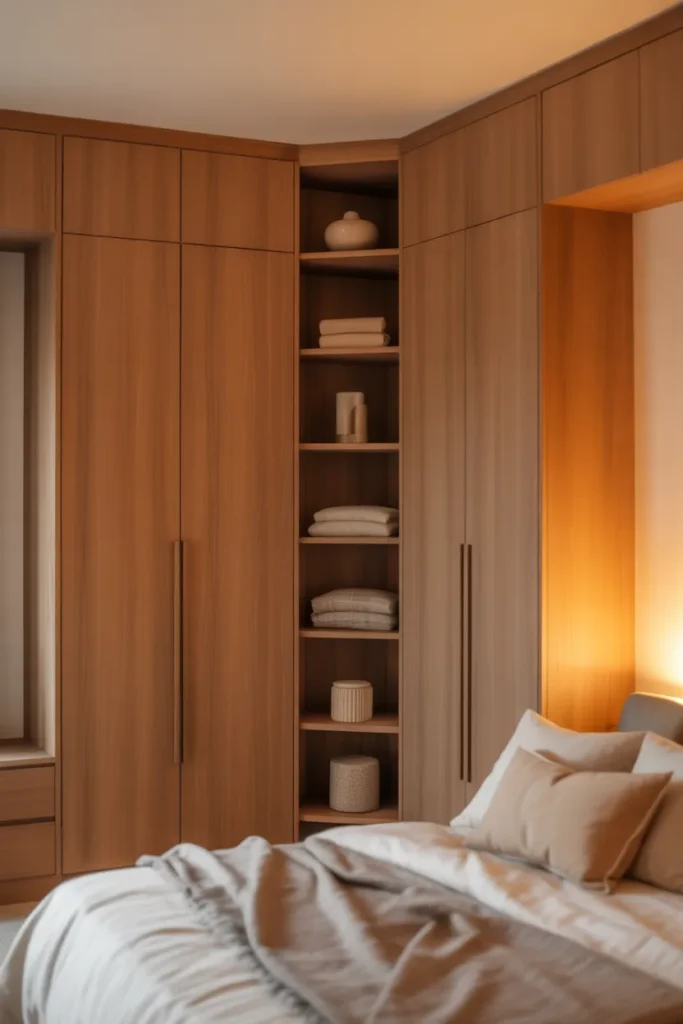  Corner Wardrobe for Space Saving