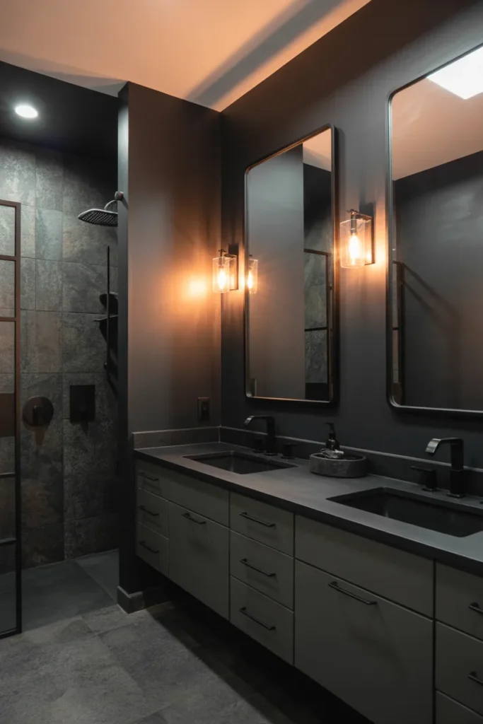   Dark Moody Luxury Bathroom
