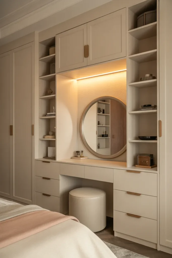 Wardrobe with Built-In Dressing Table