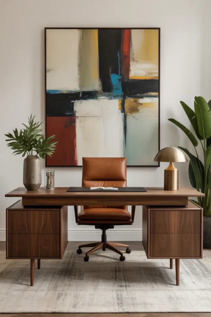  Abstract Art as a Stylish Focal Point