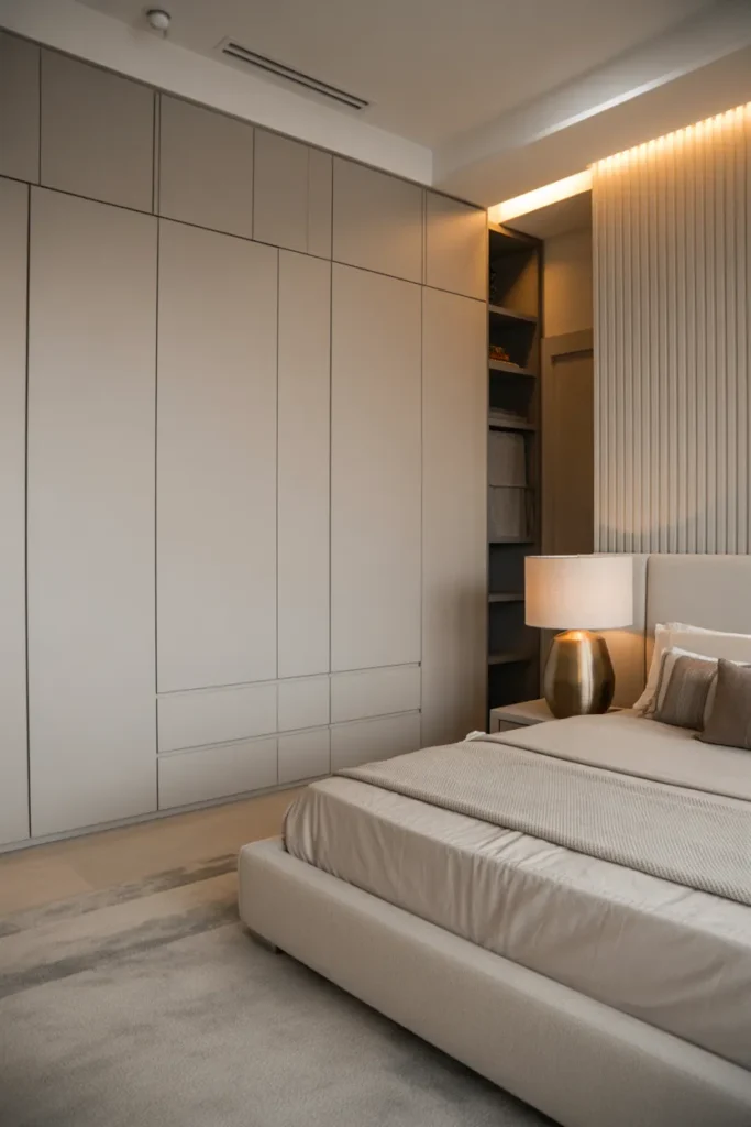 Built-In Wardrobes with Hidden Handles