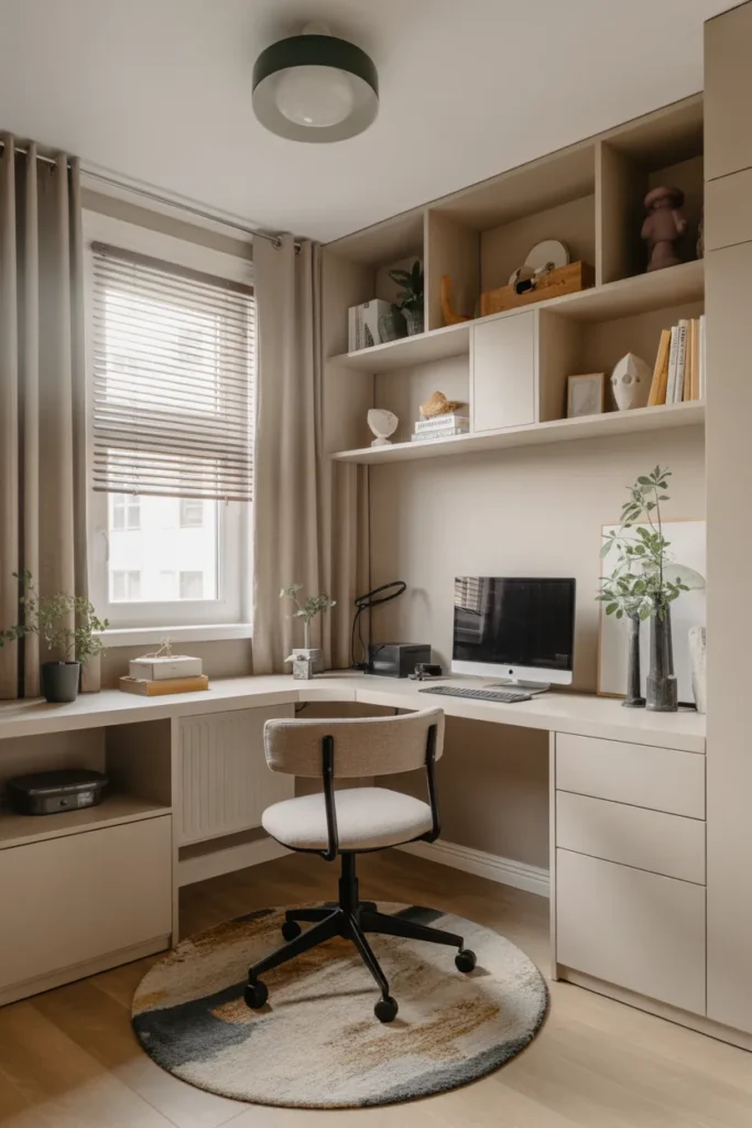 Compact Corner Office for Small Spaces