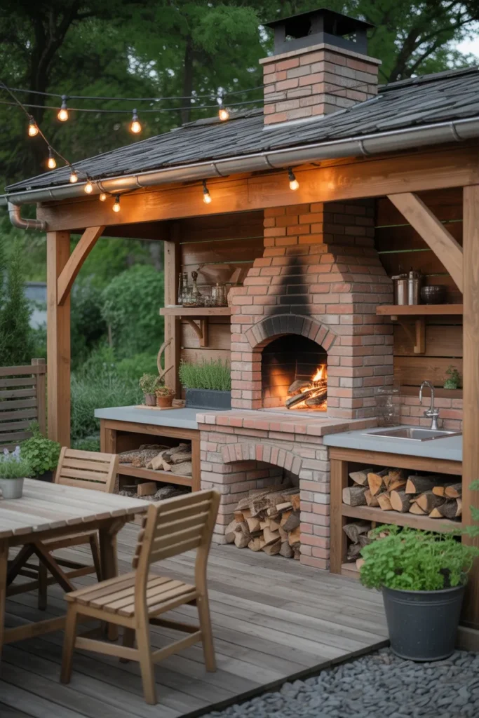 DIY Pizza Oven Cooking Station