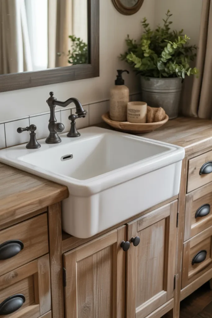 Farmhouse Sink With Apron-Front Design