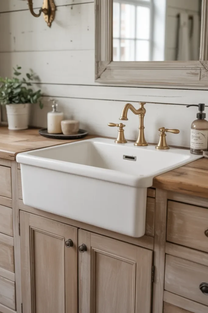 Farmhouse Sink with Apron Front Design