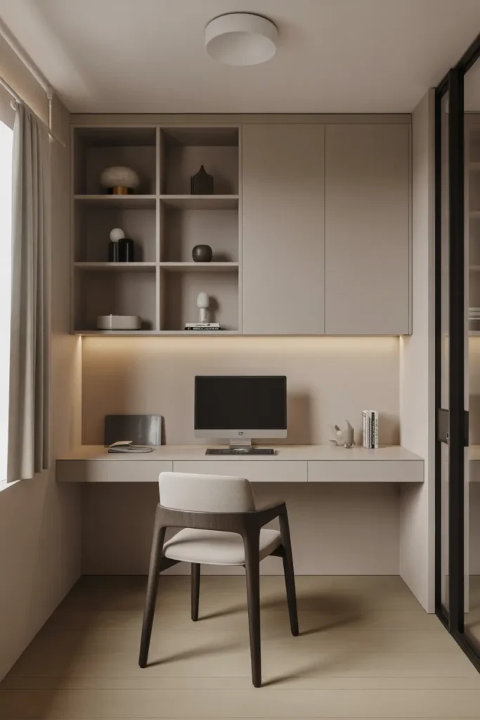 Floating Desk Contemporary Office