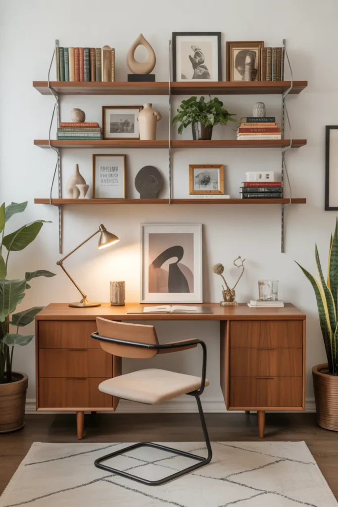  Floating Shelves and Vintage-Inspired Decor