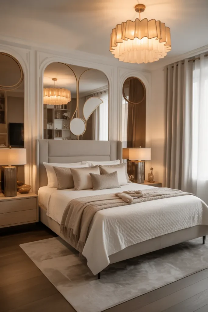 Gold Accent Decor with Neutral Tones
