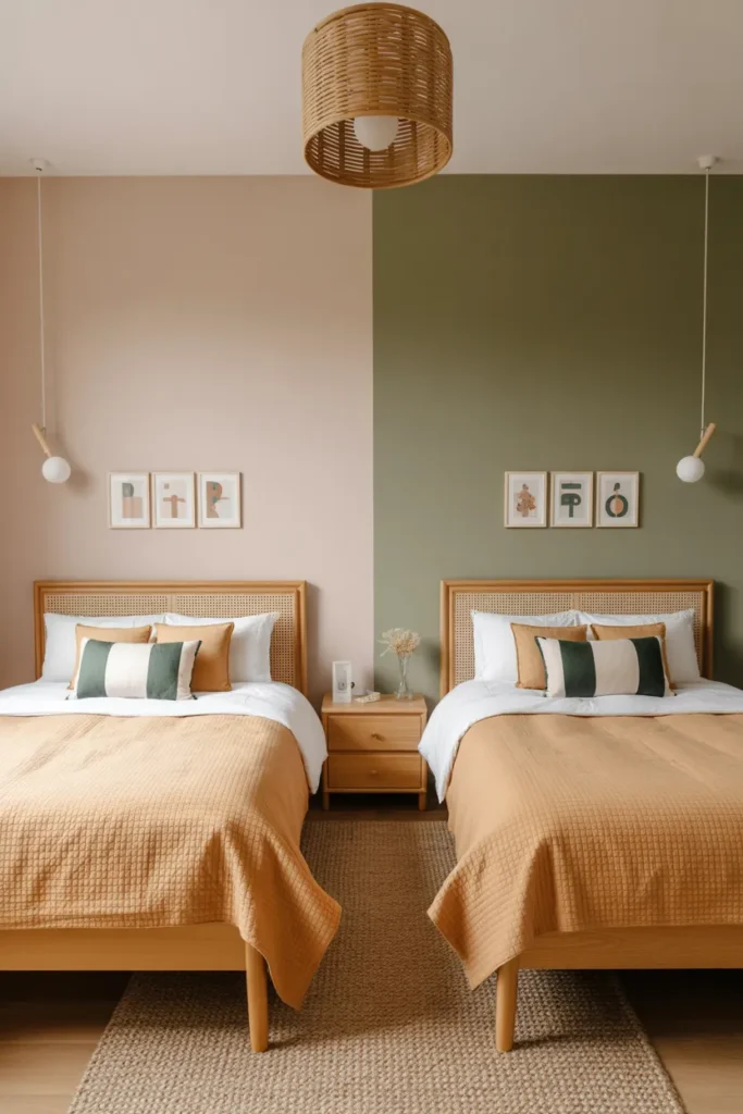  Half-and-Half Wall Paint Design