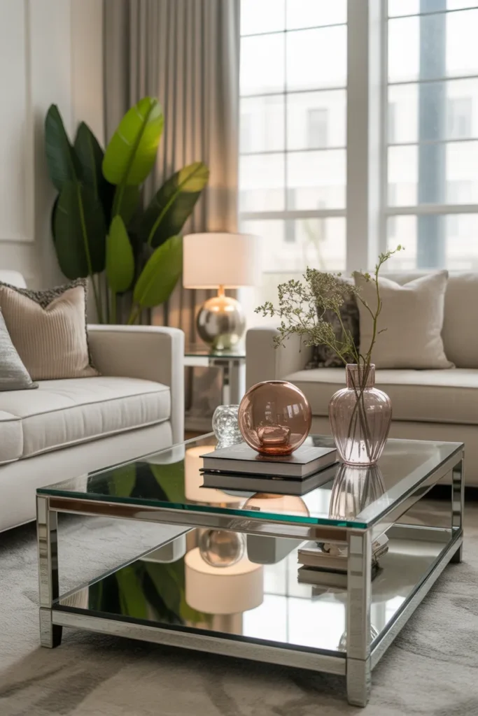 Incorporate Glass and Reflective Surfaces
