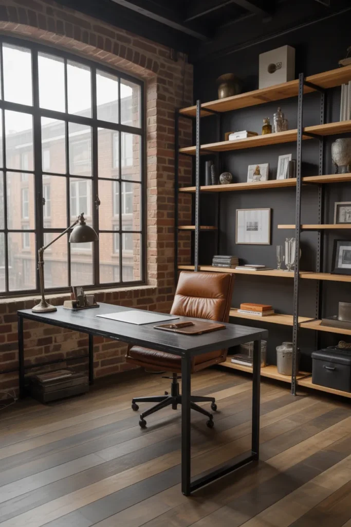 Industrial Chic Home Office