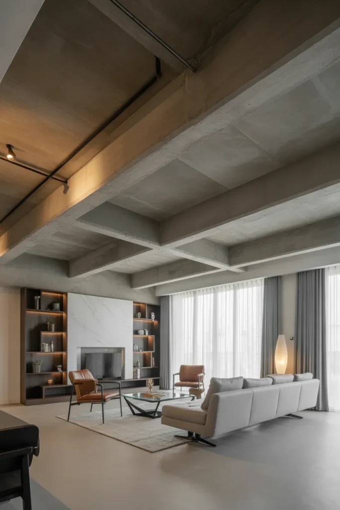 Industrial Concrete Ceiling for Urban Appeal