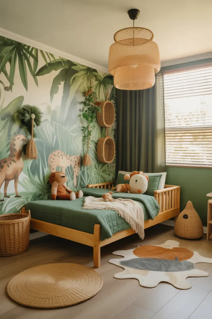  Jungle Animal Toddler Bedroom