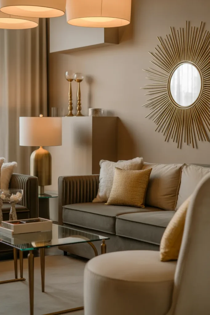 Luxury-Inspired Apartment Living Room on a Budget