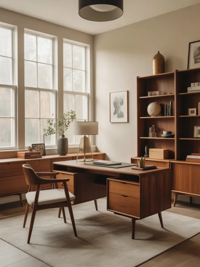 Mid-Century Modern Home Office