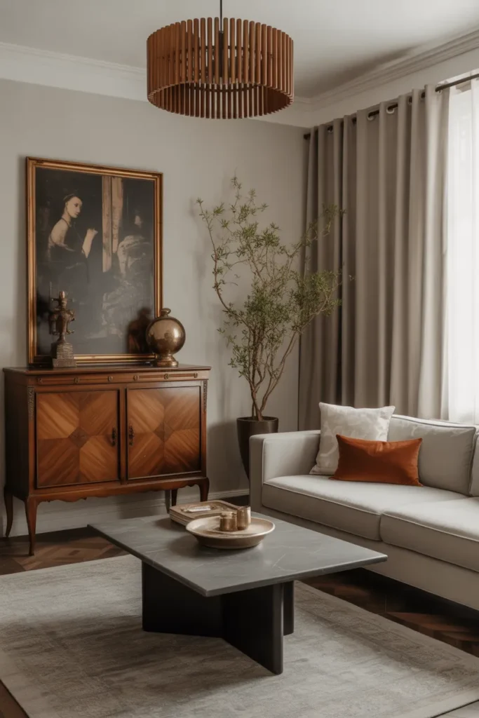 Mix Modern and Vintage Elements