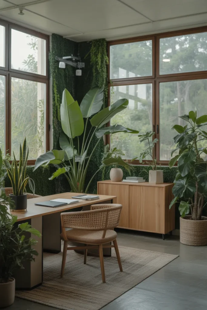 Nature-Inspired Biophilic Workspace