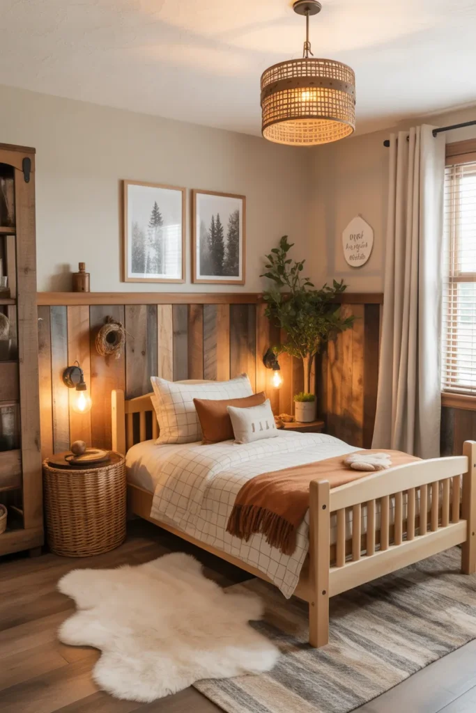  Rustic Cabin Toddler Bedroom