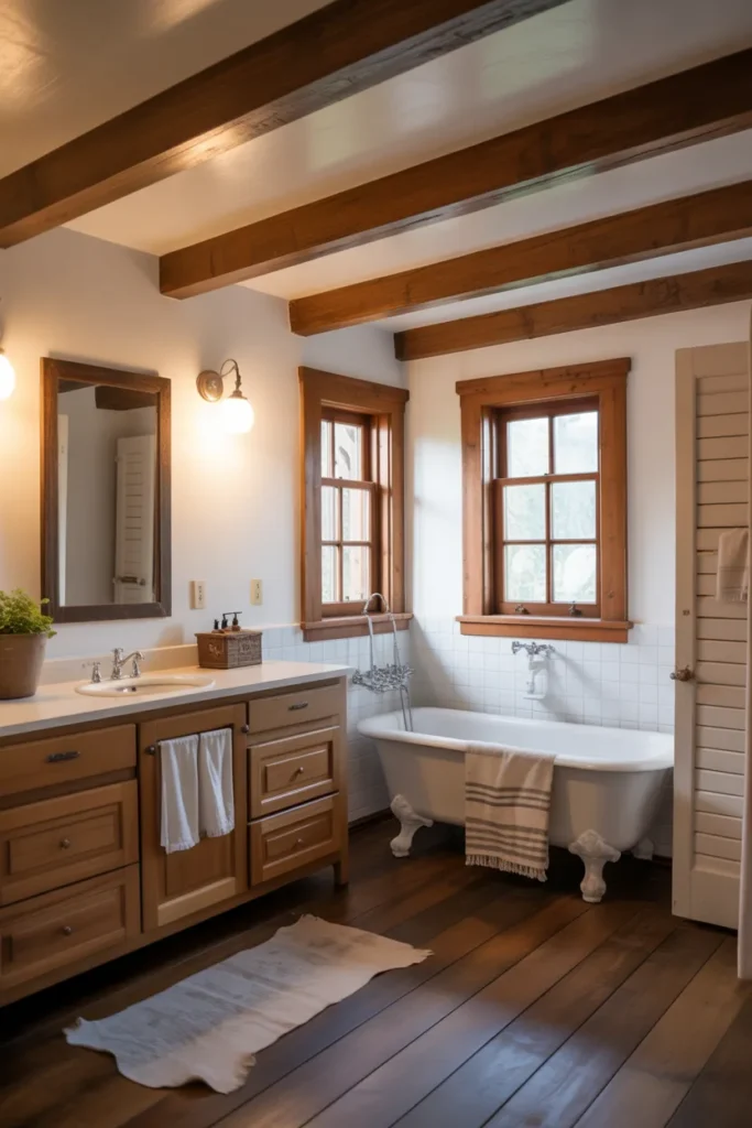 Rustic Wooden Ceiling Beams